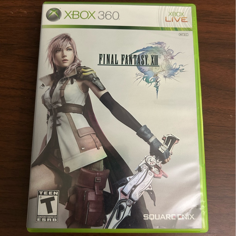 Final Fantasy XIII 13 - Microsoft Xbox 360 2010 Excellent Manual 3 Disk